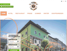 Tablet Screenshot of hotelbrueggler.at